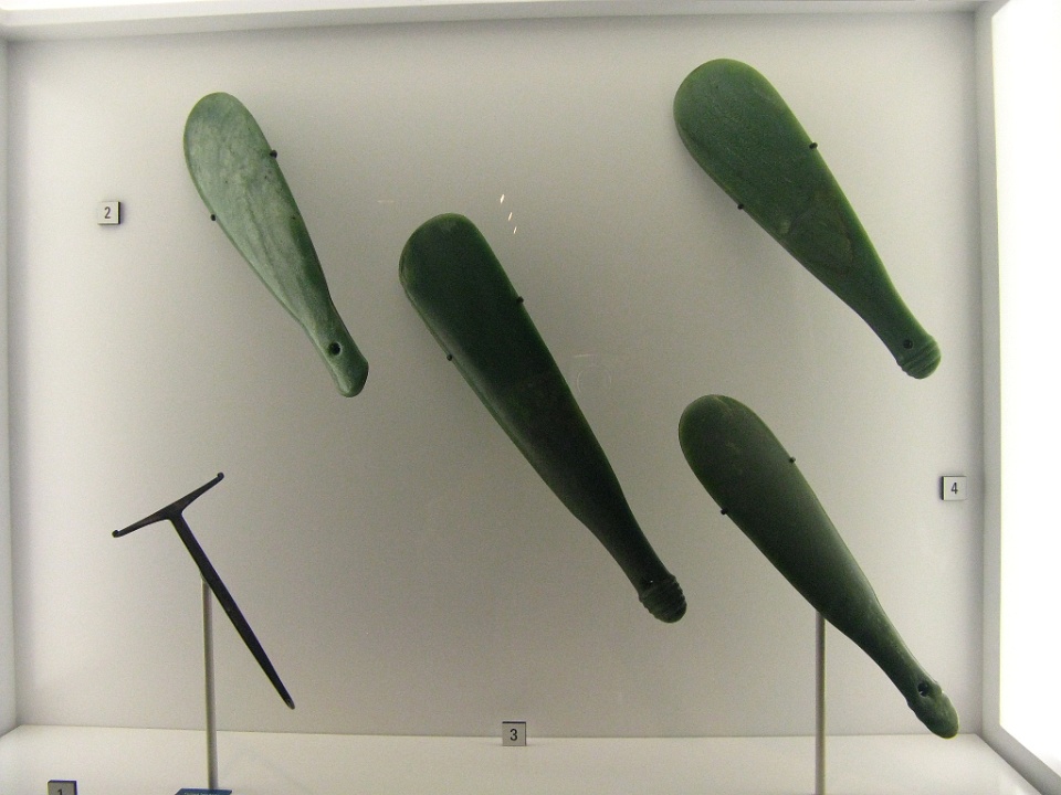 Variety of Greenstone Weapons